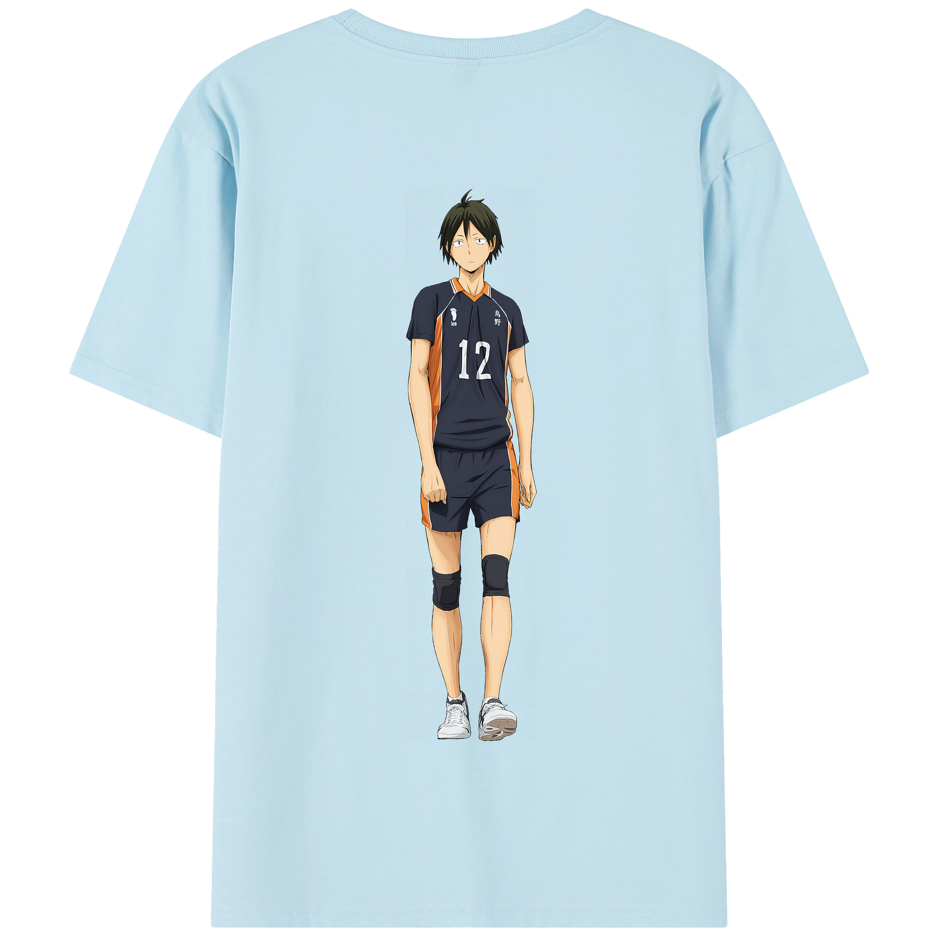 （画像用） ハイキュー!! Haikyu!! 綿100％半袖Tシャツ（背面プリント）